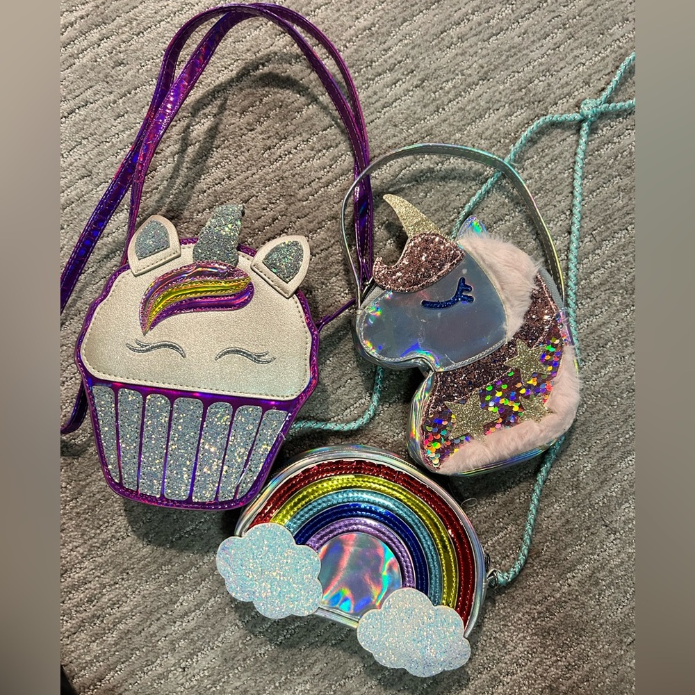 Sparkly girls purse lot